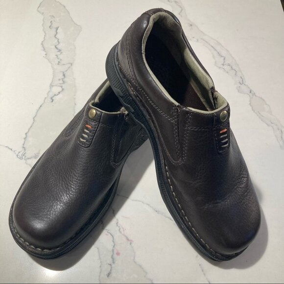 MERRELL Sz 9 (w) Sz 7 (m) World Legend Slip on Leather  Loafer Shoes Unisex - Picture 1 of 14